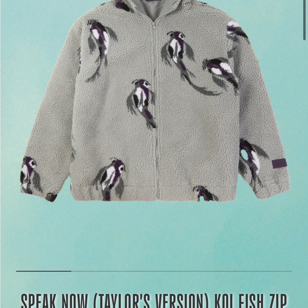 Speak Now Koi Fish zip up Taylor Swift